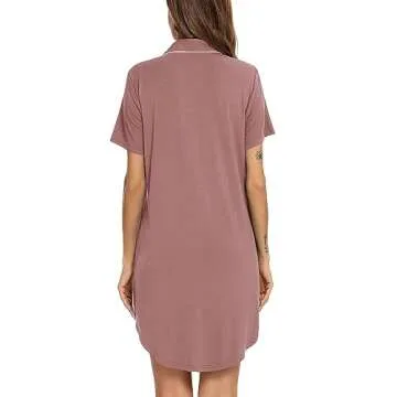 Pjmlifecoco Women’s Button Down Nightgowns for Ultimate Comfort