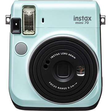 Fujifilm Instax Mini 70 - ICY Mint Instax Mini 70 - Instant Film Camera (ICY Mint)