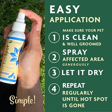 Vet Organics Natural Hot Spot Spray for Pets - EcoSpot 4 Oz.