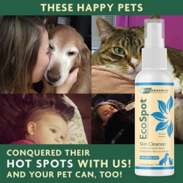 Vet Organics Natural Hot Spot Spray for Pets - EcoSpot 4 Oz.