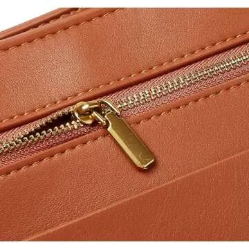 URAWOW Woven Bags for Women Bowknot Small Tote Shoulder Hobo Crossbody Bags PU Leather Handwoven Woven Purse, Brown