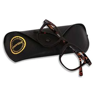 ANDWOOD Blue Light Blocking Glasses Women Men Computer Small Face Clear Bluelight Blocker Eyeglasses Frame Square Tortoise