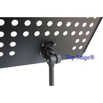 TopStage Deluxe Orchestra Conductor Music Stand - Black