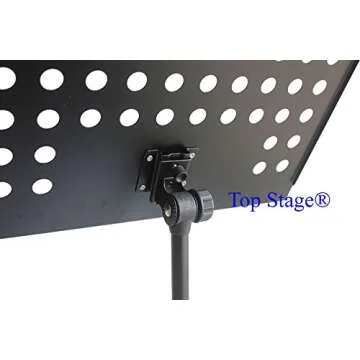 TopStage Deluxe Orchestra Conductor Music Stand - Black