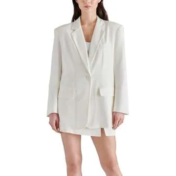 Stylish Steve Madden IMAAN Blazer for Women in Ivory