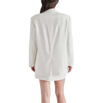 Stylish Steve Madden IMAAN Blazer for Women in Ivory