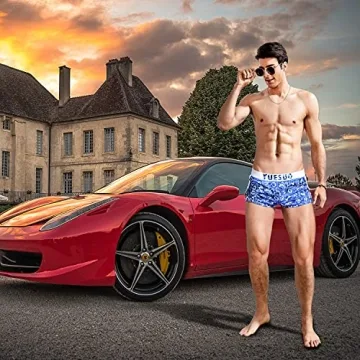 Men's Ultra Soft Breathable Cotton Boxer Briefs 2-Pack