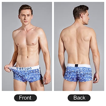 Men's Ultra Soft Breathable Cotton Boxer Briefs 2-Pack