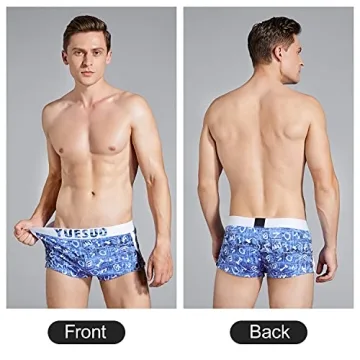 Men's Ultra Soft Breathable Cotton Boxer Briefs 2-Pack