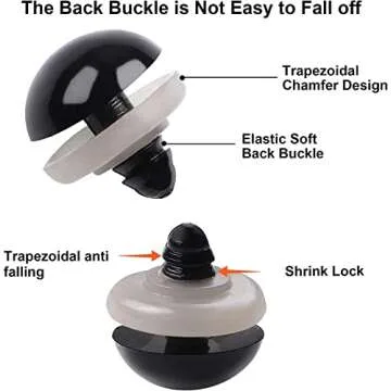 UPINS 120PCS Safety Eyes for Creative Crochet Crafts