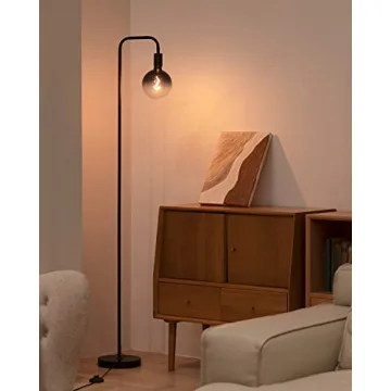 ONEWISH Minimalist Floor Lamp with Warm LED Lighting