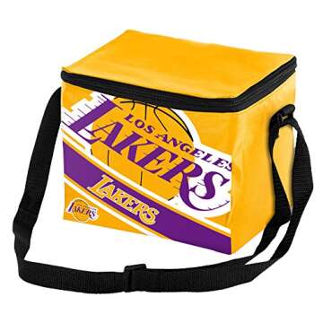 FOCO NBA Lakers Big Logo 6-Pack Cooler - Show Your Team Pride