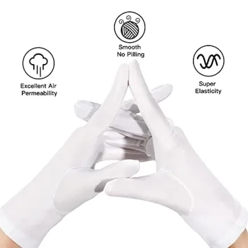 Elegant Satin White Gloves for Women - Wrist Length Stylish Accessory