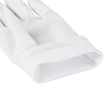 Elegant Satin White Gloves for Women - Wrist Length Stylish Accessory