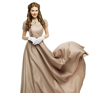 Elegant Satin White Gloves for Women - Wrist Length Stylish Accessory