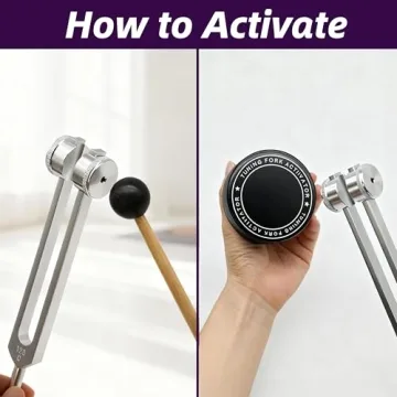 128Hz Resonance Tuning Fork for Sound Healing and Yoga