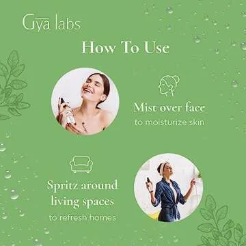 Gya Labs Eucalyptus Hydrosol Spray for Skin Care - Air Freshener Room Spray - Face Mist Spray for Skin - Natural Eucalyptus Oil Spray - 3.4 Fl Oz