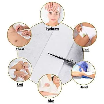 Waxkiss Non Woven Hair Removal Wax Strips 200Pcs