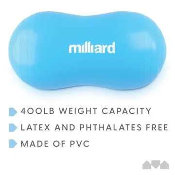 Milliard Peanut Ball for Exercise, Therapy and More
