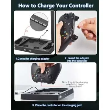 Lictin Xbox Series X Cooling Stand & Charger Station