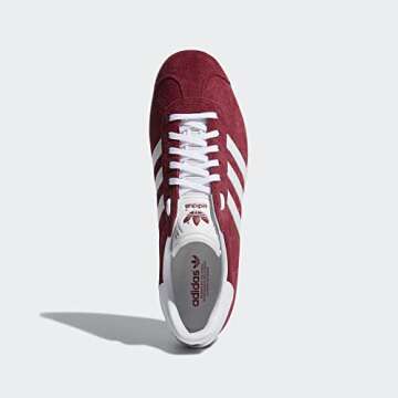 adidas Originals Gazelle Foundation Collegiate Burgundy/Footwear White/Gold Metallic 10