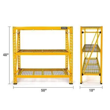 DEWALT 4-Foot Tall Heavy-Duty Storage Rack for Workshop