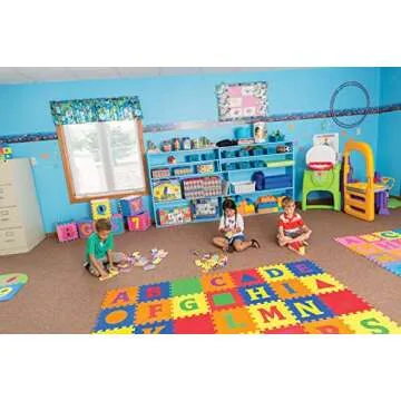 Chenille Kraft WonderFoam Lacing Letters and Numbers PAC4466, Colors May Vary, Approx. 2-3/4", 40 Count