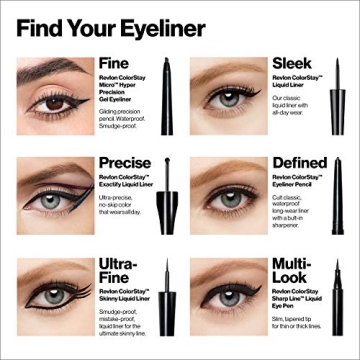 Revlon Longlasting Liquid Eyeliner with Ultra-Fine Tip