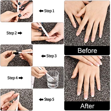 White Nail Pencil Set for Perfect DIY French Manicures