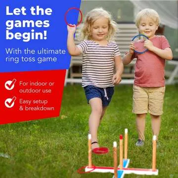 Elite Sportz Ring Toss Game for Kids and Family Fun
