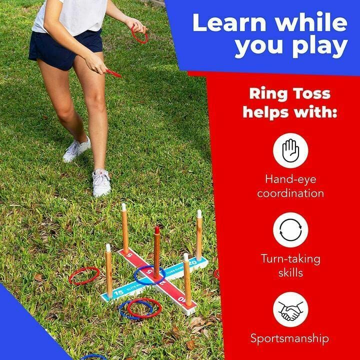 Elite Sportz Ring Toss Game for Kids and Family Fun