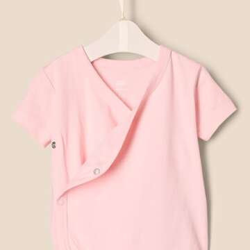 Stylish Unisex Baby Side Snap Bodysuits Pack of 3