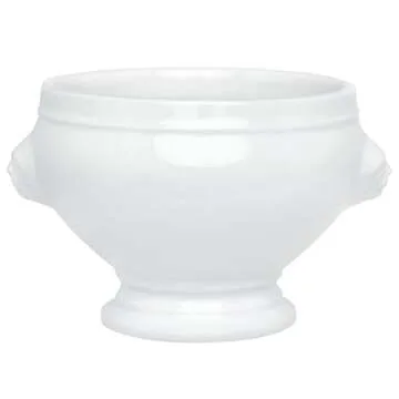 HIC Porcelain Lion's Head Bowl Set - 4 Elegant Bowls