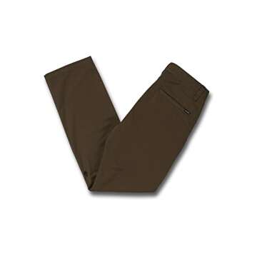 Volcom Men's Frickin Modern Fit Chino Pants - Dark Earth
