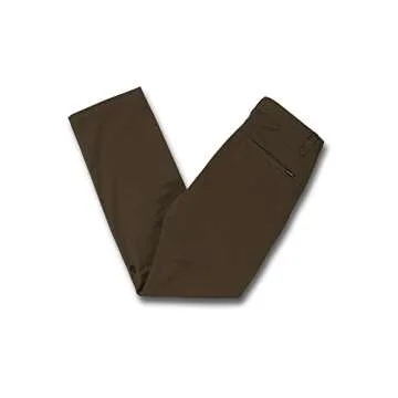 Volcom Men's Frickin Modern Fit Chino Pants - Dark Earth