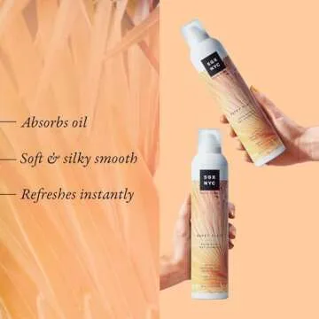 SGX NYC Happy Place Nourishing Dry Shampoo - Styling Vegan Dry Shampoo with Pro-Vitamin B5 and Biotin - Refreshing Coconut Scent - 6.5 oz