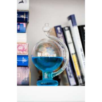 Glassic Gifts® "Standard Goethe Weather Ball Barometer