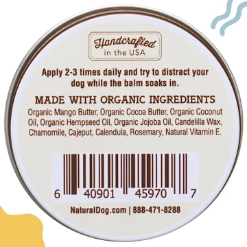 Natural Dog Company Paw Soother Balm for Dogs 4 oz