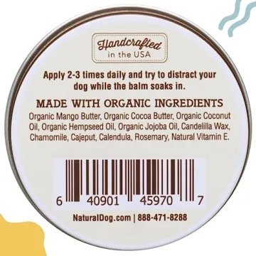 Natural Dog Company Paw Soother Balm for Dogs 4 oz