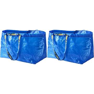 IKEA - FRAKTA Classic Blue Shopping Bag (X2)