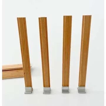 Durable Phinicco 200 PCS Wick Clips for Candle Making