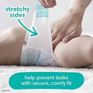 Pampers Baby Dry Diapers - Size 1, 120 Count for Baby Comfort