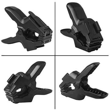 Topmener Jaws Flex Clamp Mount with Adjustable Gooseneck