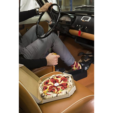 Pizza Box Socks - Rainbow Cotton Socks for All Ages