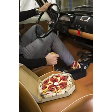 Pizza Box Socks - Rainbow Cotton Socks for All Ages