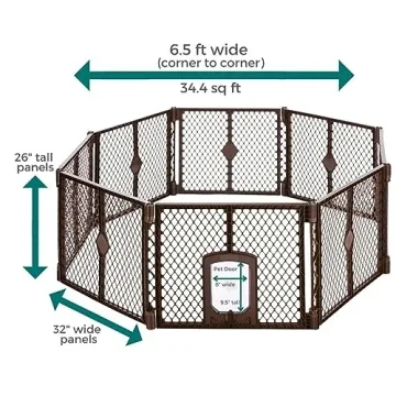 North States MyPet Petyard: Customizable Dog Playpen