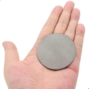 2 Pack 53.3mm Espresso Puck Screen, Reusable 1.7mm Thickness 150μm Coffee Filter Mesh Plate for Espresso Portafilter Filter Basket (53.3mm,150μm)