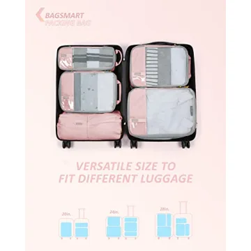 Compression Packing Cubes Set for Travel Organization