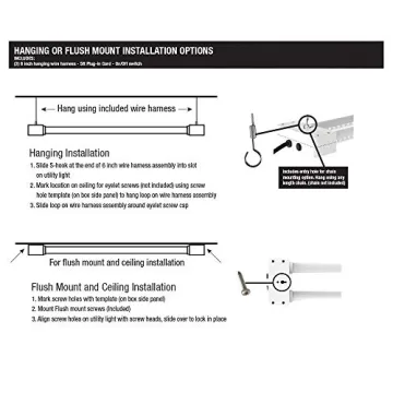 Feit Electric Grow Light 19W 2ft LED for Indoor Plants and Gardens, Full Spectrum Dual Bulb Grow Light, Energy Efficient, GLP24FS/19W/LED