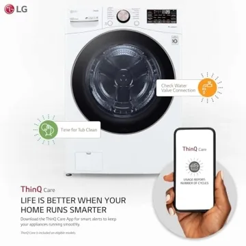 LG Ultra Large Capacity Smart Front Load Washer with Wi-Fi
